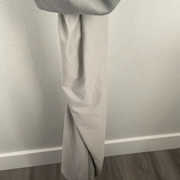 NWT Halston Heritage Strapless Metallic Silver Formal Ball Gown Dress Size 8 - Picture 15 of 15